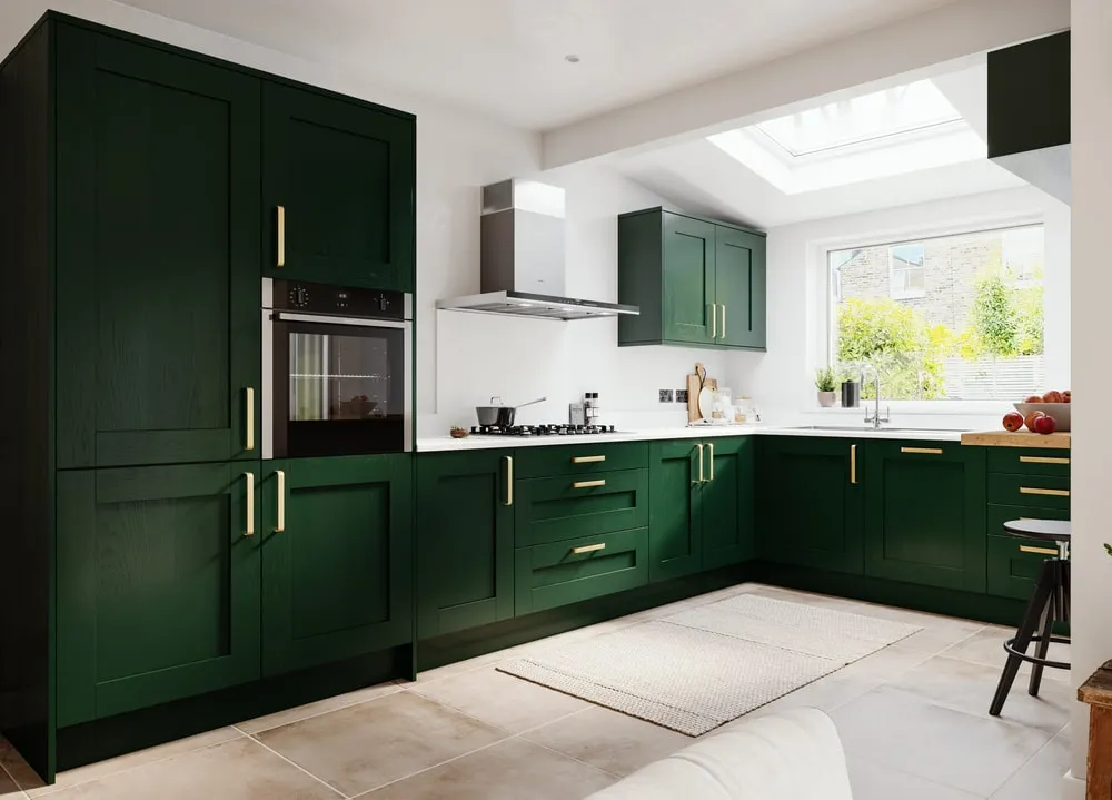 Grained Spruce Green